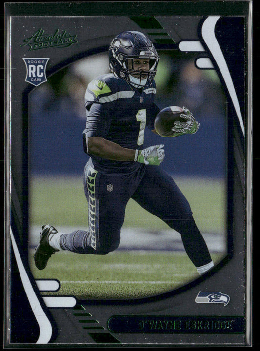 D'Wayne Eskridge 2021 Panini Absolute Green #118 Seattle Seahawks