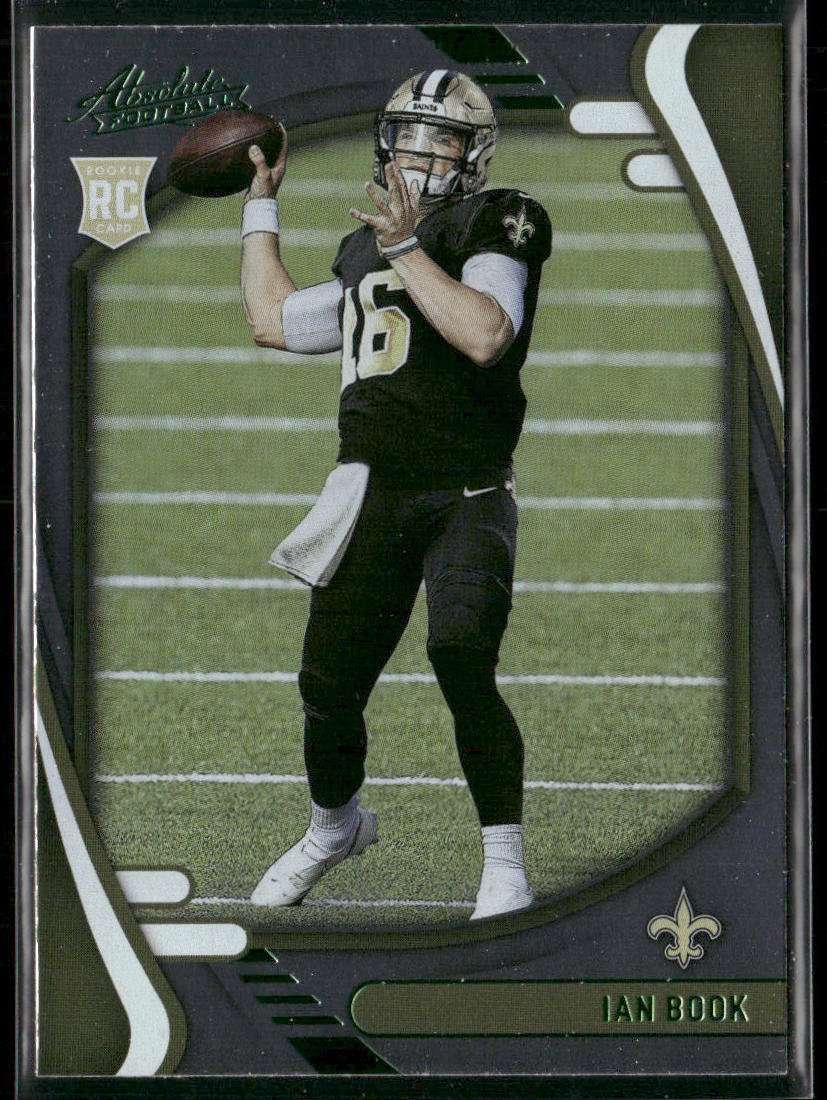 Ian Book 2021 Panini Absolute Green #137 New Orleans Saints
