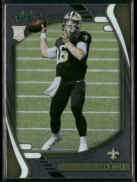 Ian Book 2021 Panini Absolute Green #137 New Orleans Saints
