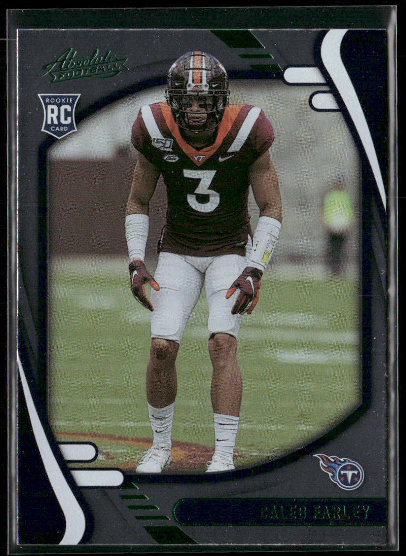 Caleb Farley 2021 Panini Absolute Green #144 Tennessee Titans