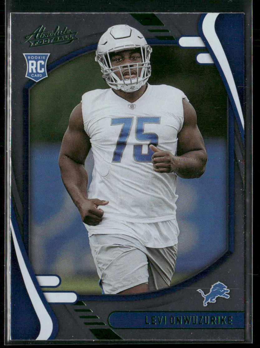 Levi Onwuzurike 2021 Panini Absolute Green #157 Detroit Lions