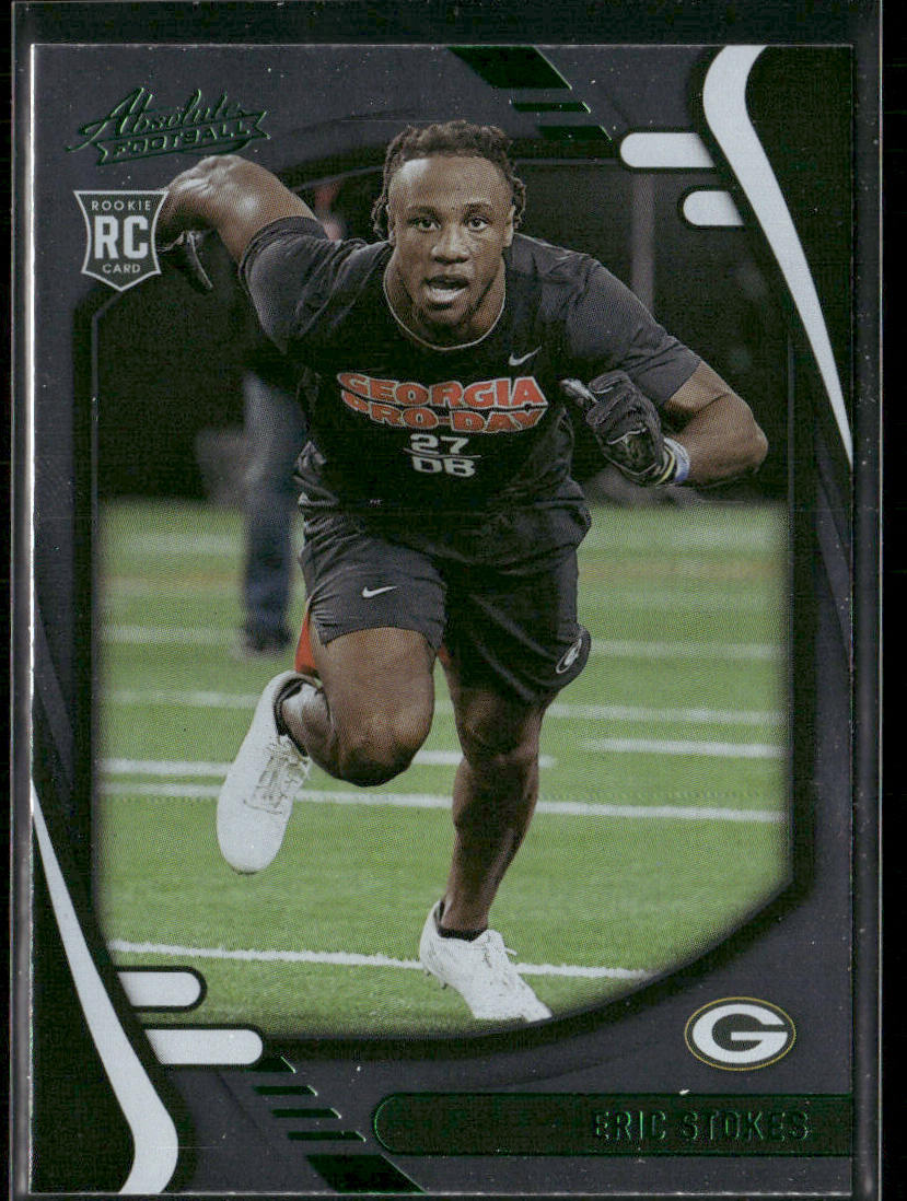 Eric Stokes 2021 Panini Absolute Green #175 Green Bay Packers