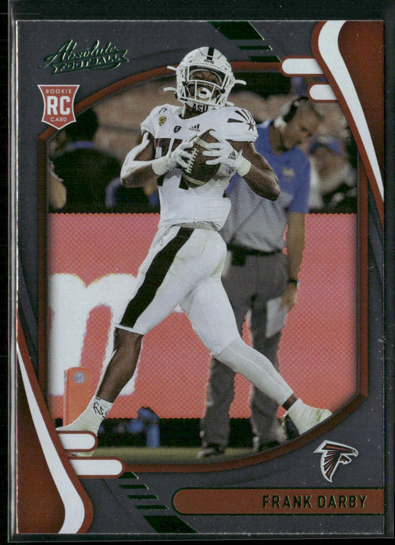 Frank Darby 2021 Panini Absolute Green #186 Atlanta Falcons