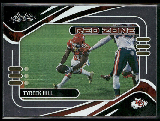 Tyreek Hill 2021 Panini Absolute Red Zone #RZ5 Kansas City Chiefs