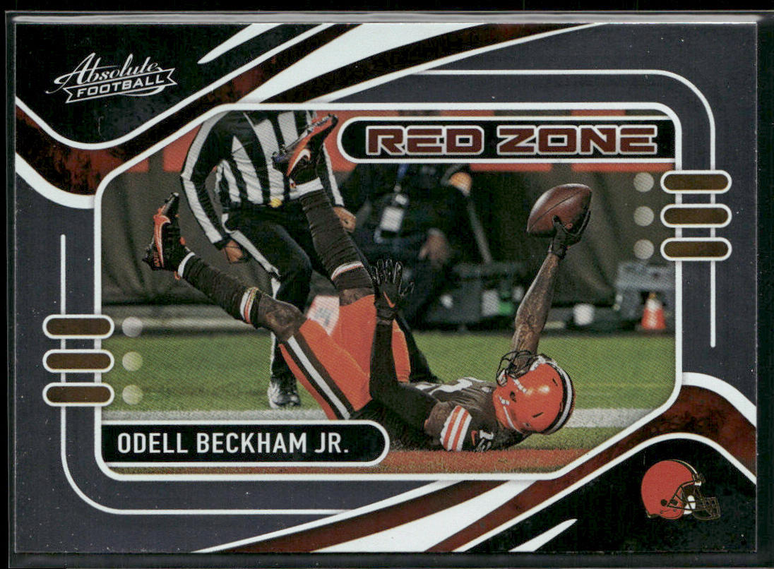 Odell Beckham Jr. 2021 Panini Absolute Red Zone #RZ12 Cleveland Browns
