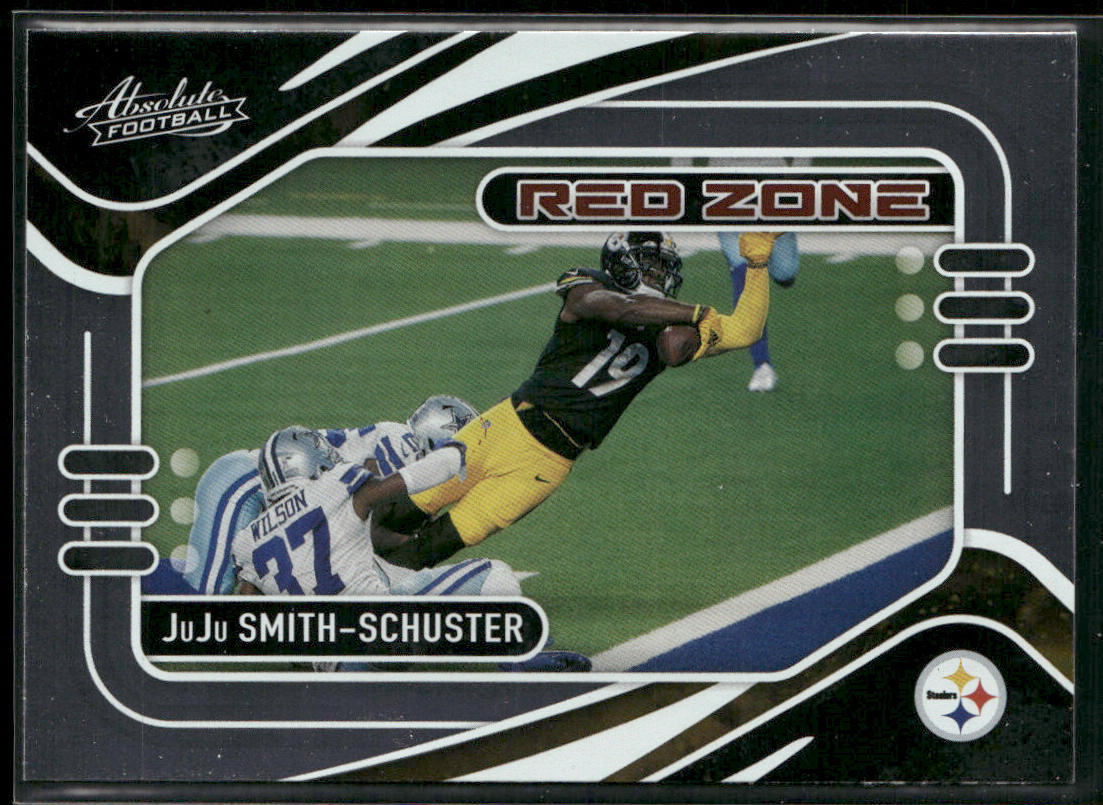 JuJu Smith-Schuster 2021 Panini Absolute Red Zone #RZ17 Pittsburgh Steelers