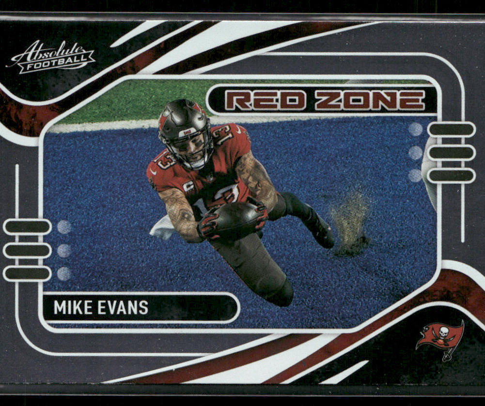 Mike Evans 2021 Panini Absolute Red Zone #RZ18 Tampa Bay Buccaneers