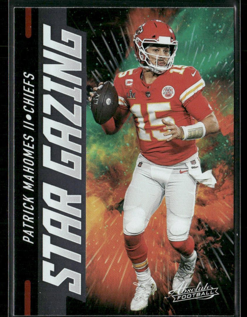 Patrick Mahomes II 2021 Panini Absolute Star Gazing #SG2 Kansas City Chiefs