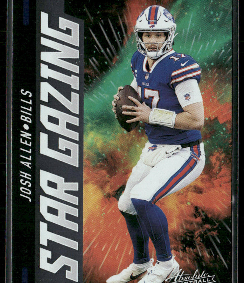Josh Allen 2021 Panini Absolute Star Gazing #SG4 Buffalo Bills