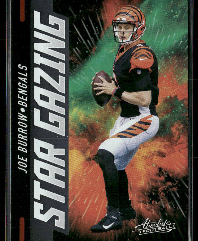 Joe Burrow 2021 Panini Absolute Star Gazing #SG19 Cincinnati Bengals