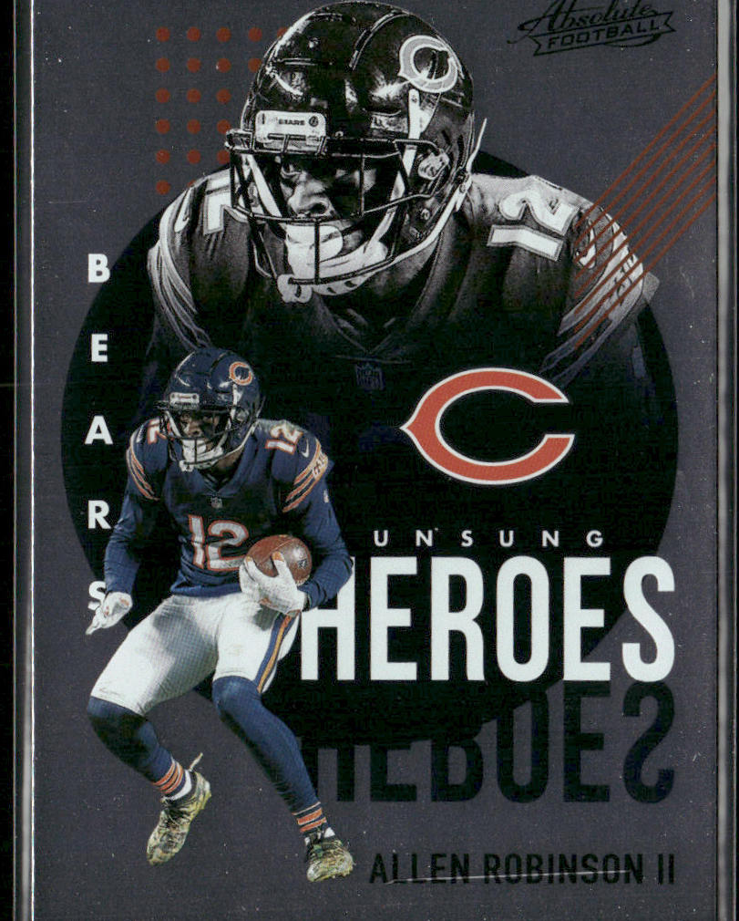 Allen Robinson II 2021 Panini Absolute Unsung Heroes #UH13 Chicago Bears