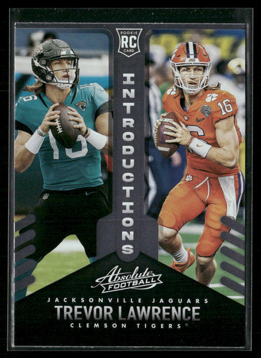 Trevor Lawrence 2021 Panini Absolute Introductions #INT-1