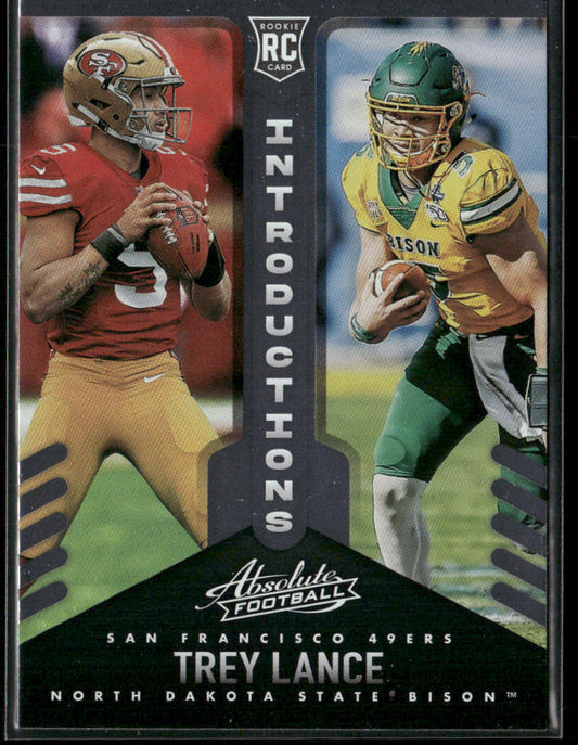 Trey Lance 2021 Panini Absolute Introductions #INT-3