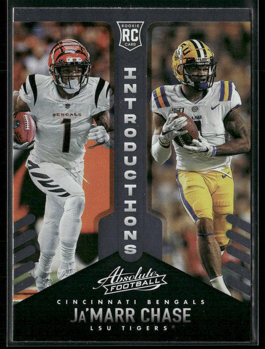 Ja'Marr Chase 2021 Panini Absolute Introductions #INT-5