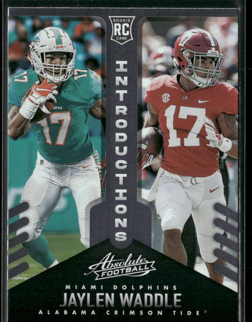 Jaylen Waddle 2021 Panini Absolute Introductions #INT-6