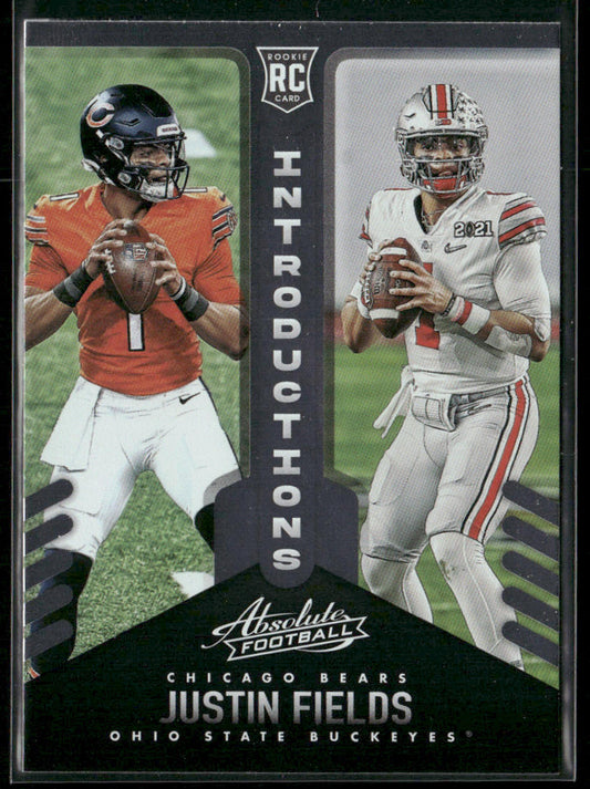 Justin Fields 2021 Panini Absolute Introductions #INT-8