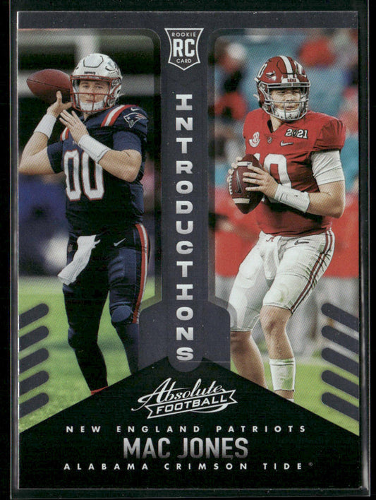 Mac Jones 2021 Panini Absolute Introductions #INT-9