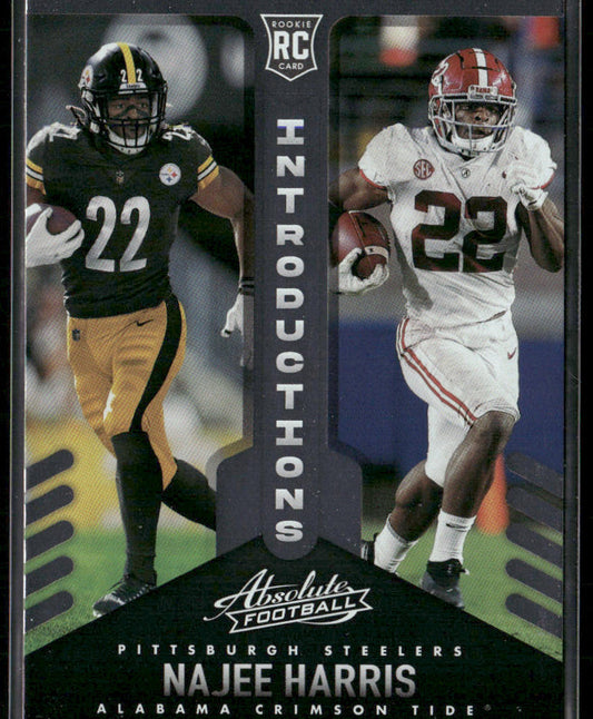 Najee Harris 2021 Panini Absolute Introductions #INT-11