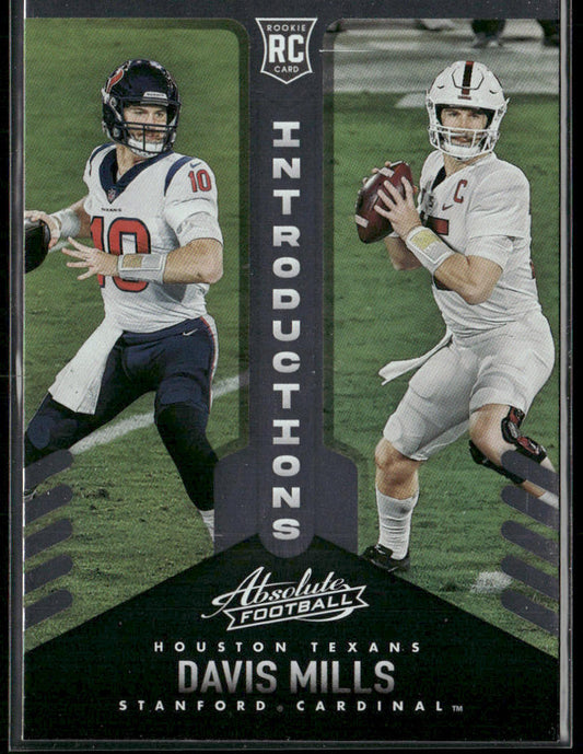 Davis Mills 2021 Panini Absolute Introductions #INT-18