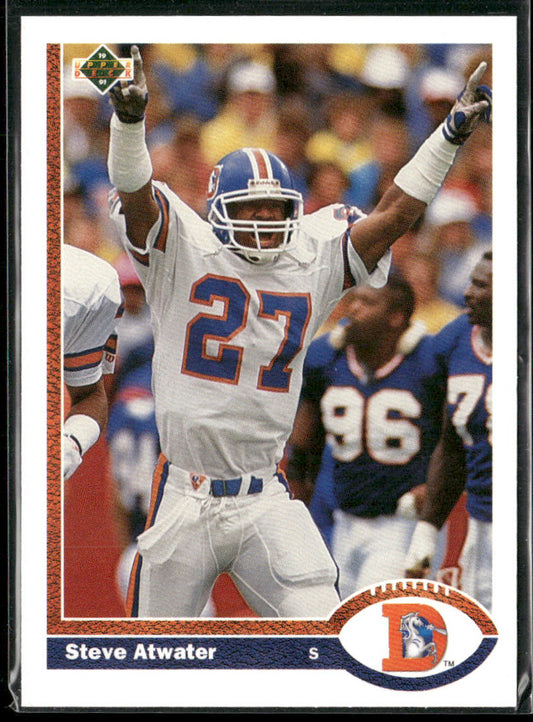Steve Atwater 1991 Upper Deck #144b Denver Broncos