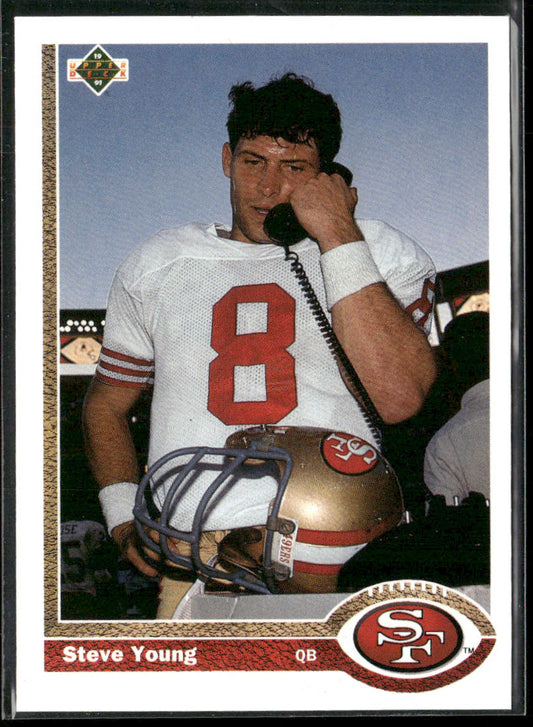 Steve Young 1991 Upper Deck #101 San Francisco 49ers