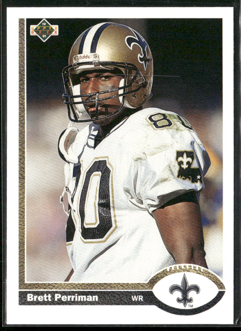 Brett Perriman 1991 Upper Deck #58c New Orleans Saints