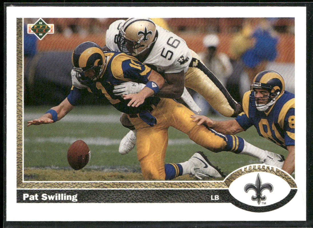Pat Swilling 1991 Upper Deck #246 New Orleans Saints