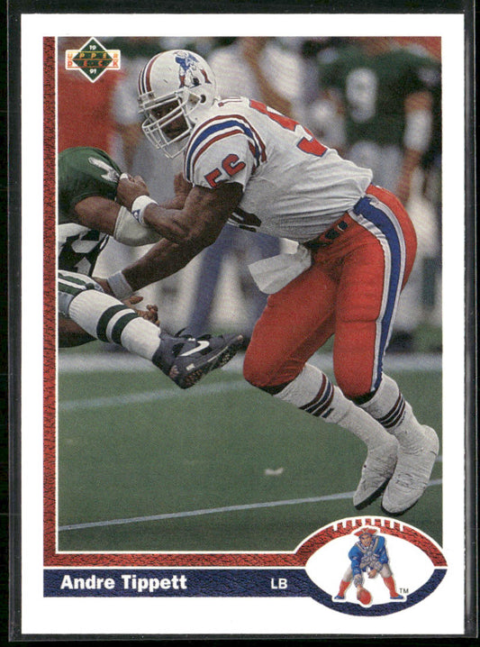 Andre Tippett 1991 Upper Deck #354c New England Patriots