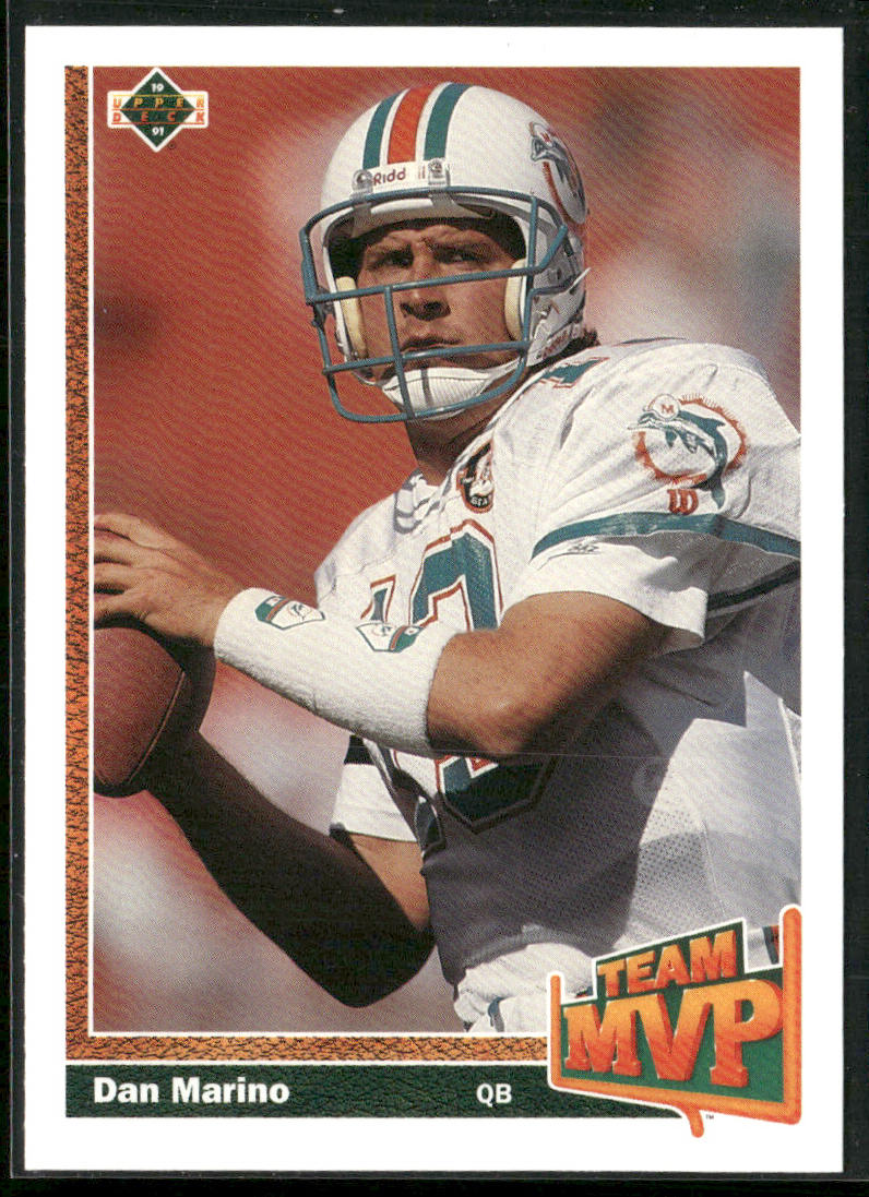 Dan Marino 1991 Upper Deck #465b Miami Dolphins