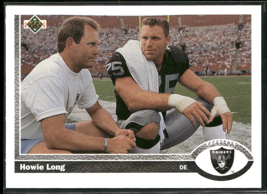 Howie Long 1991 Upper Deck #289b Los Angeles Raiders