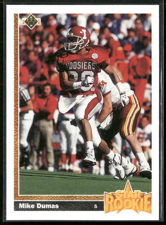 Mike Dumas 1991 Upper Deck #3 RC Houston Oilers