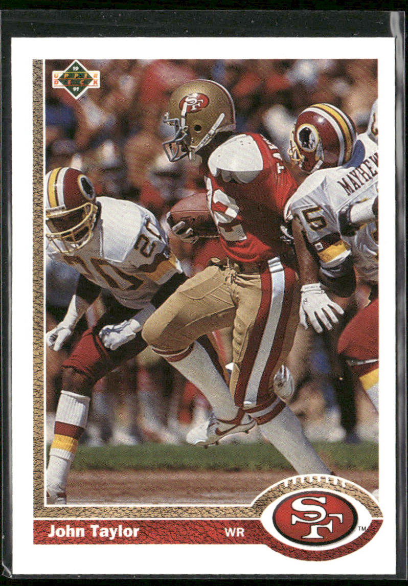 John Taylor 1991 Upper Deck #121b San Francisco 49ers