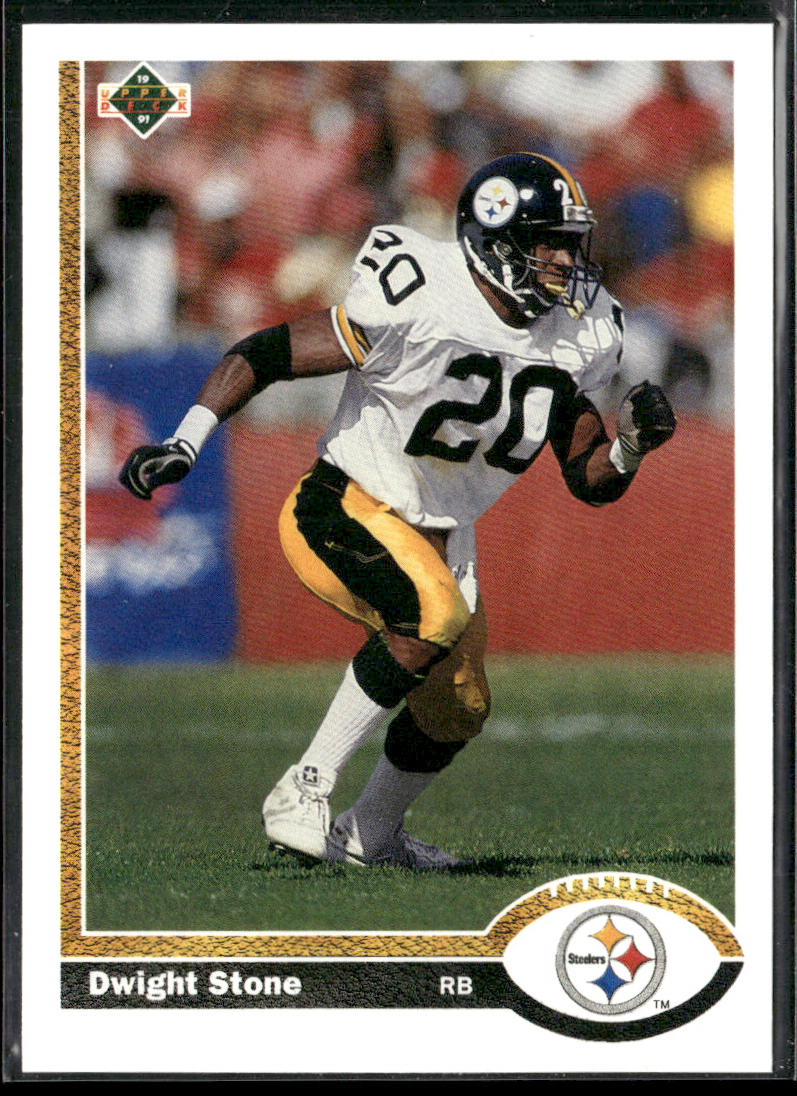 Dwight Stone 1991 Upper Deck #304b Pittsburgh Steelers
