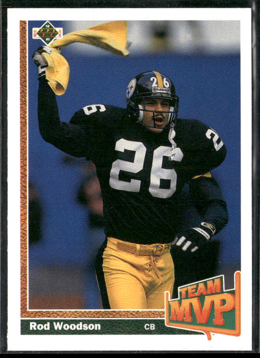 Rod Woodson 1991 Upper Deck #473 Pittsburgh Steelers