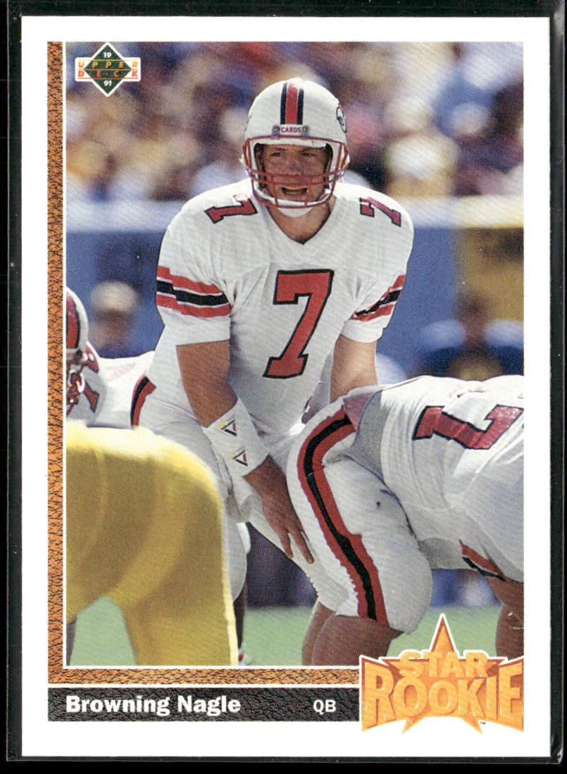 Browning Nagle 1991 Upper Deck #11 RC New York Jets