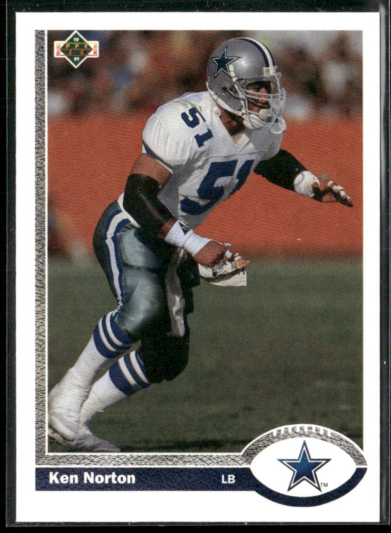 Ken Norton 1991 Upper Deck #387c Dallas Cowboys