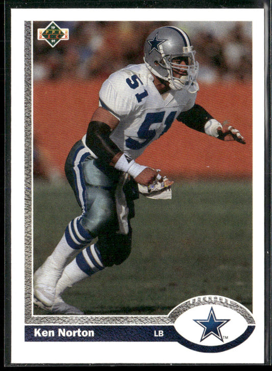 Ken Norton 1991 Upper Deck #387c Dallas Cowboys