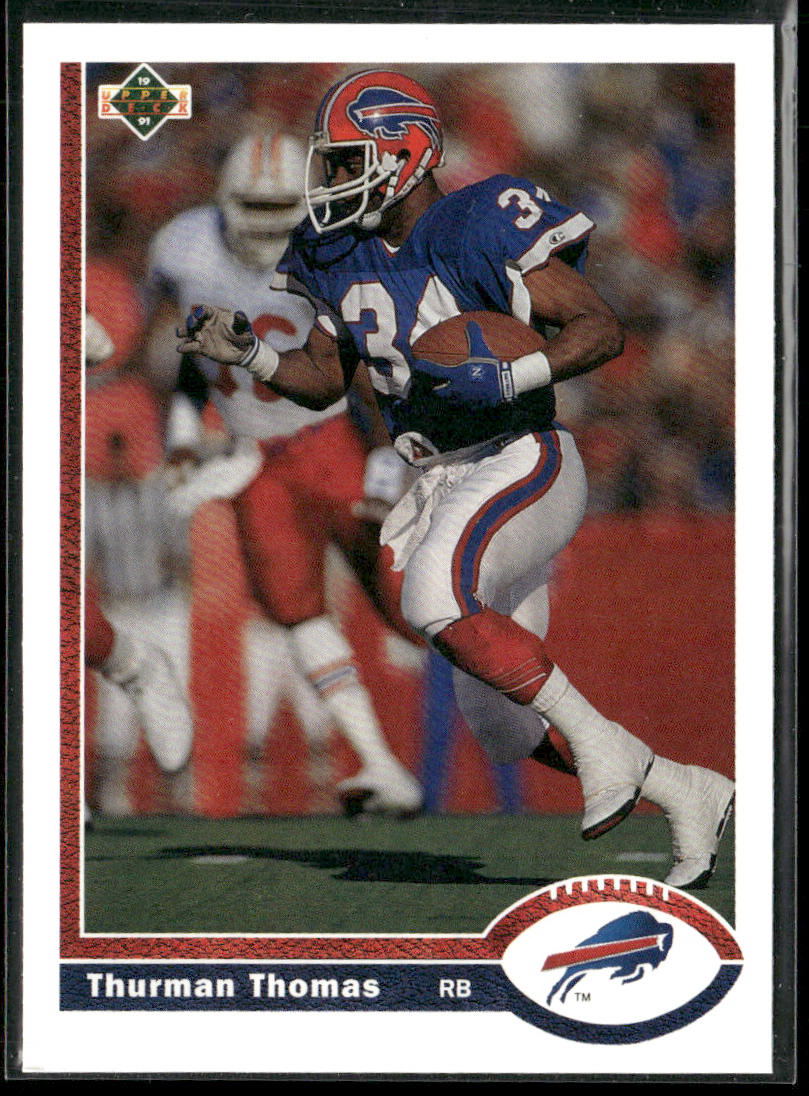 Thurman Thomas 1991 Upper Deck #356 Buffalo Bills