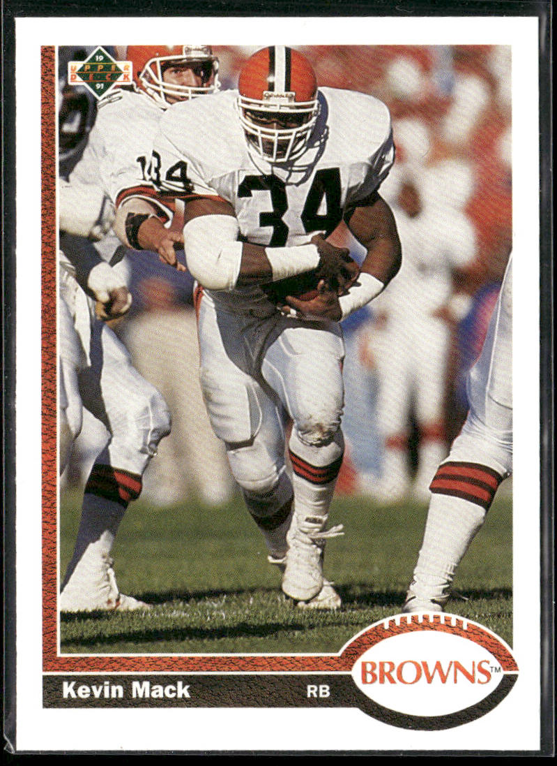 Kevin Mack 1991 Upper Deck #225c Cleveland Browns