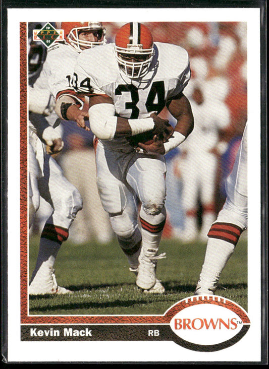 Kevin Mack 1991 Upper Deck #225c Cleveland Browns