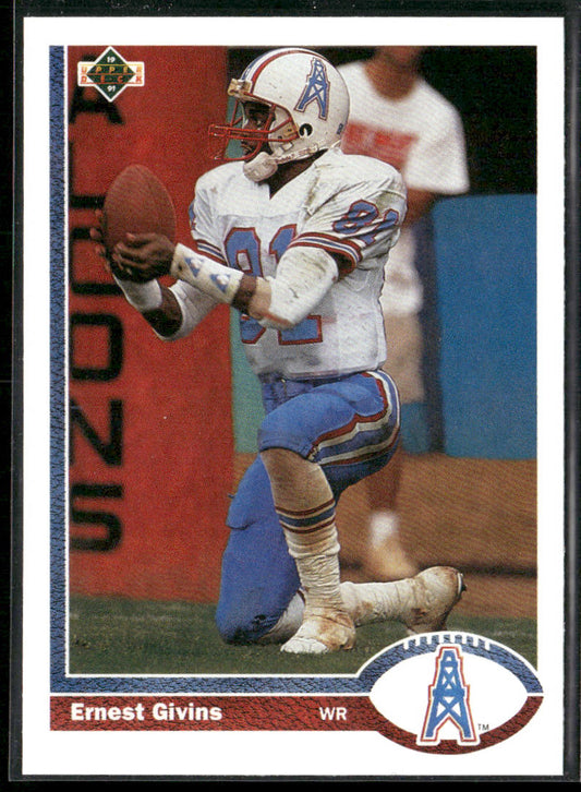 Ernest Givins 1991 Upper Deck #312 Houston Oilers