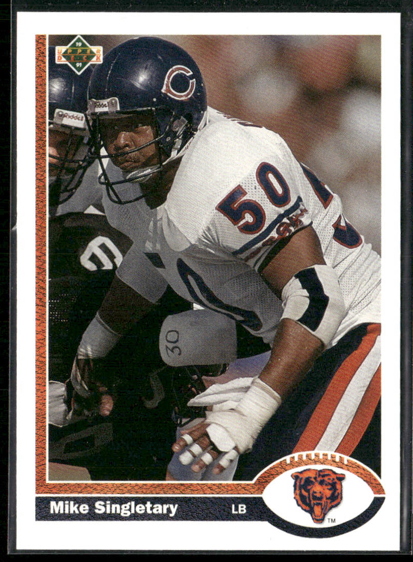 Mike Singletary 1991 Upper Deck #229 Chicago Bears