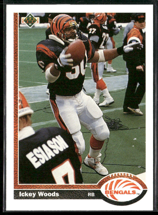 Ickey Woods 1991 Upper Deck #145 Cincinnati Bengals