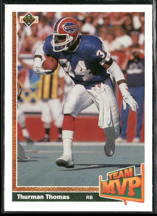 Thurman Thomas 1991 Upper Deck #452 Buffalo Bills