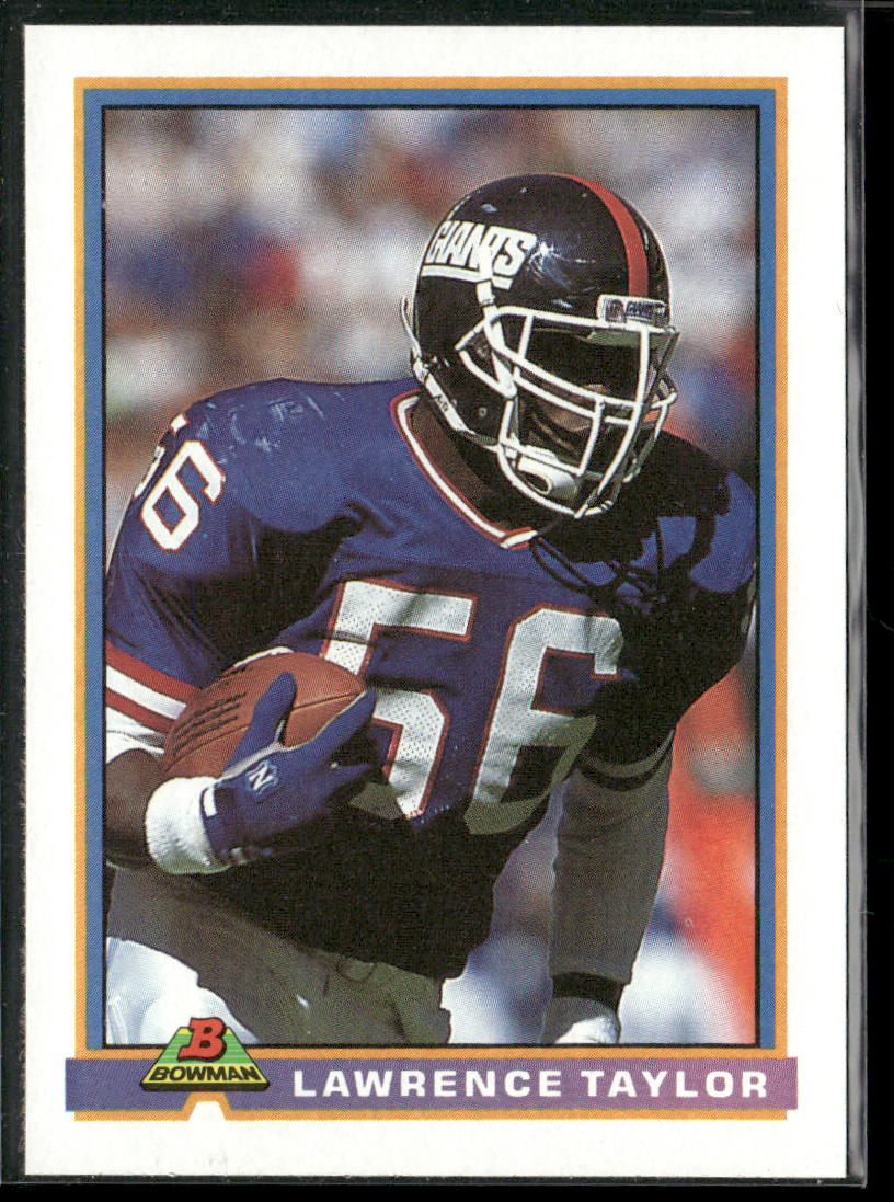 Lawrence Taylor 1991 Bowman #371 New York Giants