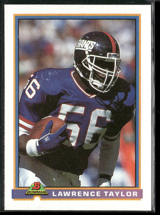 Lawrence Taylor 1991 Bowman #371 New York Giants