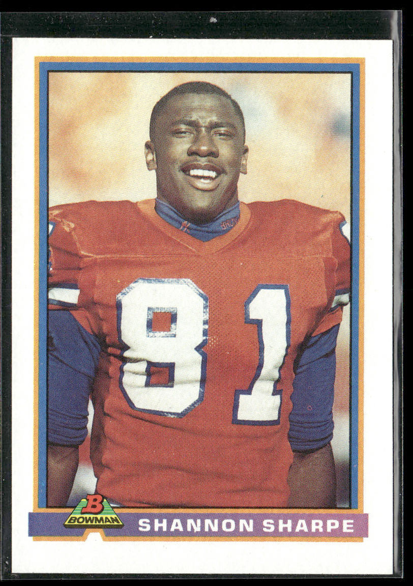 Shannon Sharpe 1991 Bowman #131 Denver Broncos