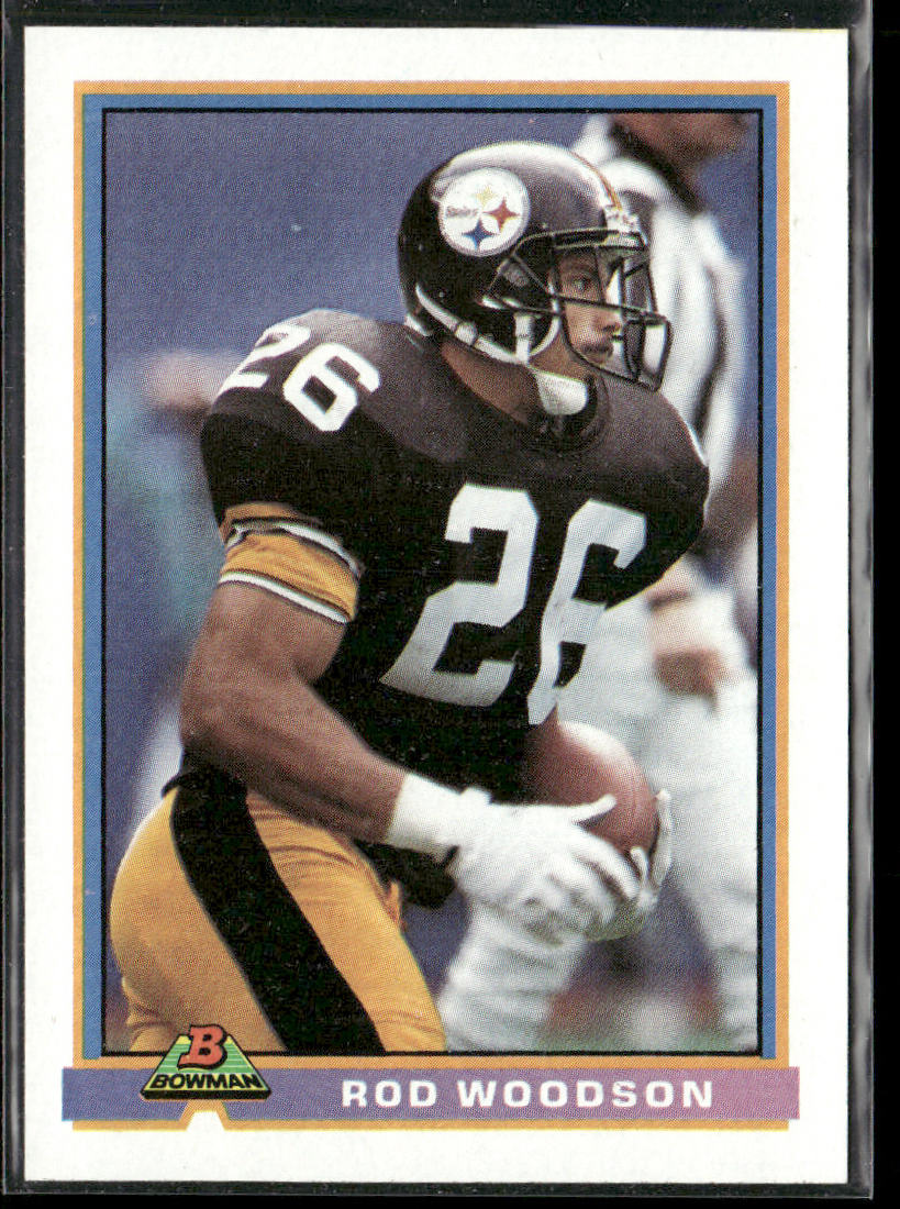Rod Woodson 1991 Bowman #446 Pittsburgh Steelers