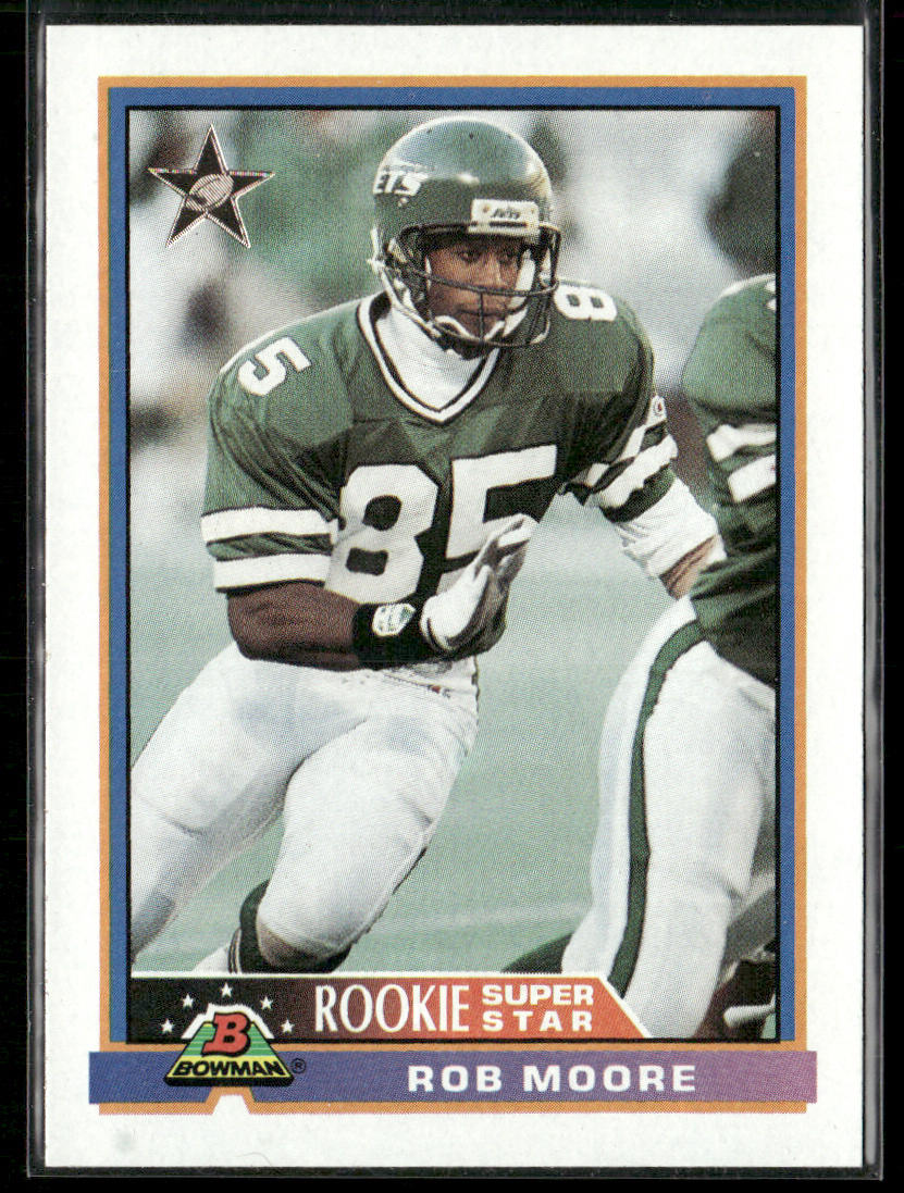 Rob Moore 1991 Bowman #7a New York Jets