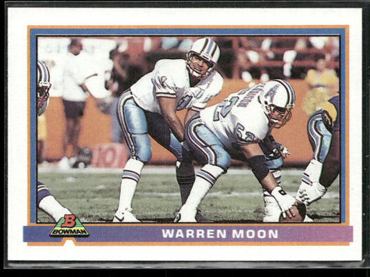Warren Moon 1991 Bowman #180 Houston Oilers